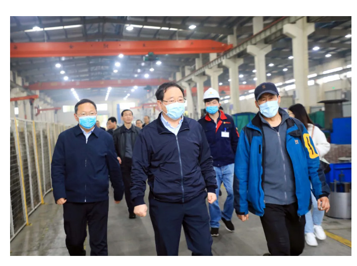 省经信厅牛弩韬厅长一行莅临PA视讯游戏调研